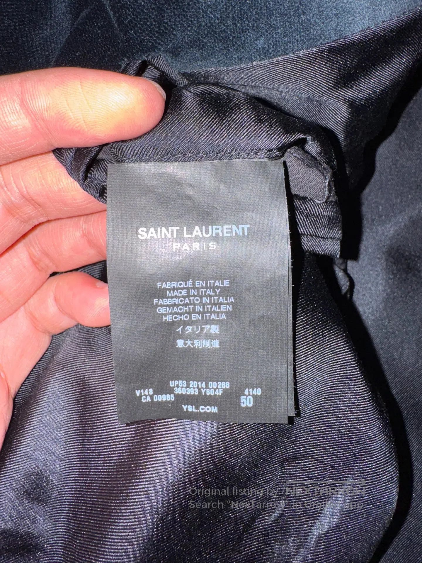 Saint Laurent Paris Saint Laurent Paris Original Year Navy Velvet Suit| Size US M / EU 48-50 / 2 - 5 Thumbnail