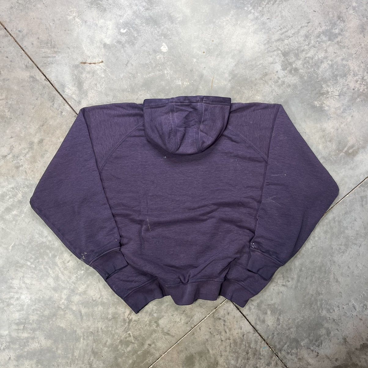 Vintage Vintage Thermal Lined Hoodie Sweatshirt Pullover 90s Faded Size US XXL / EU 58 / 5 - 7 Thumbnail