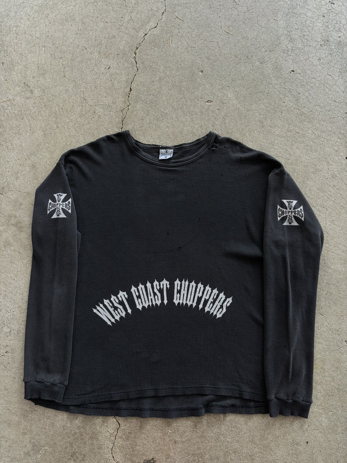 West Coast Choppers Vintage West Coast Choppers Thermal Shirt Size US XL / EU 56 / 4 - 5 Thumbnail