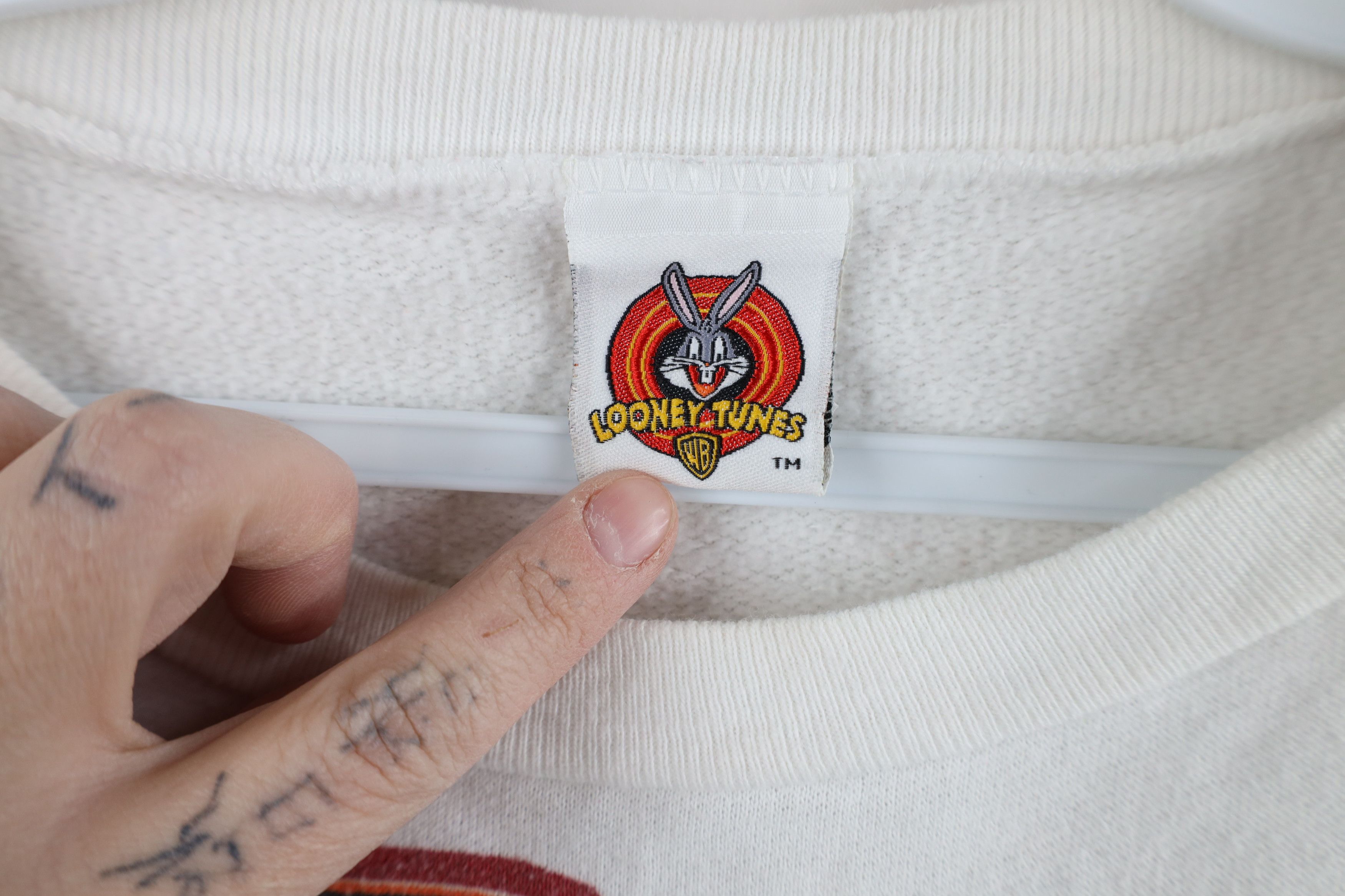 Vintage Vintage 90s Looney Tunes Over Print Halloween Sweatshirt USA Size XXL / US 16-18 / IT 52-54 - 10 Thumbnail