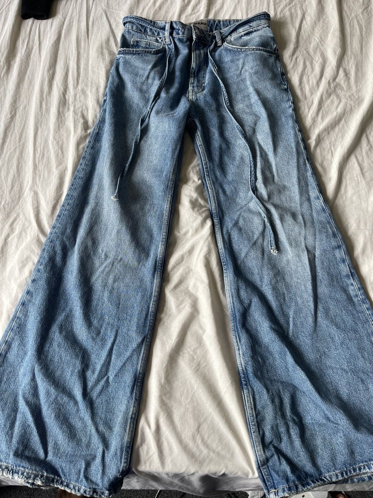 Rhude × Zara Zara x rhude flared demim Size US 31 - 1 Thumbnail