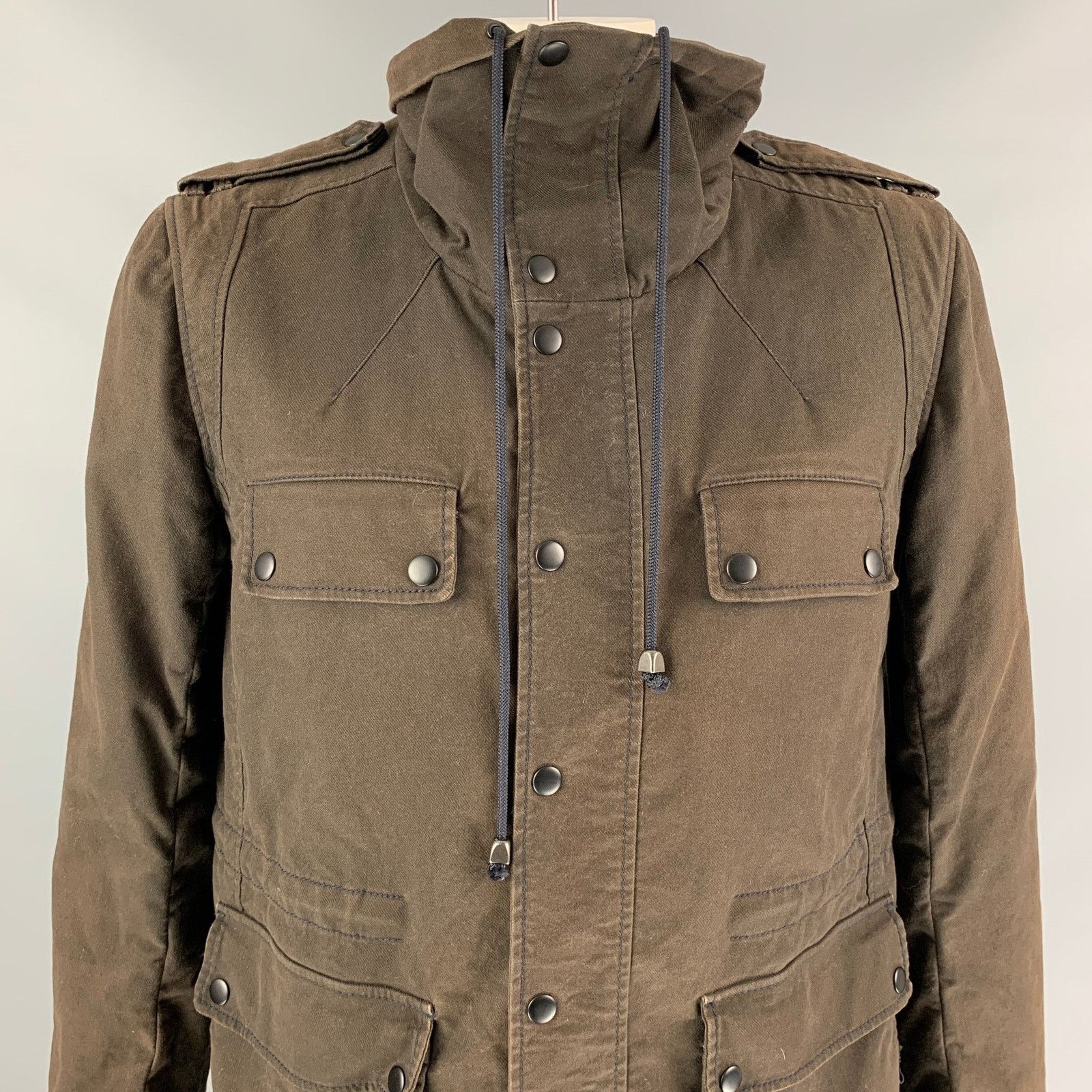 3.1 Phillip Lim 3.1 PHILLIP LIM Size L Brown Cotton Utility Coat Size US L / EU 52-54 / 3 - 2 Thumbnail