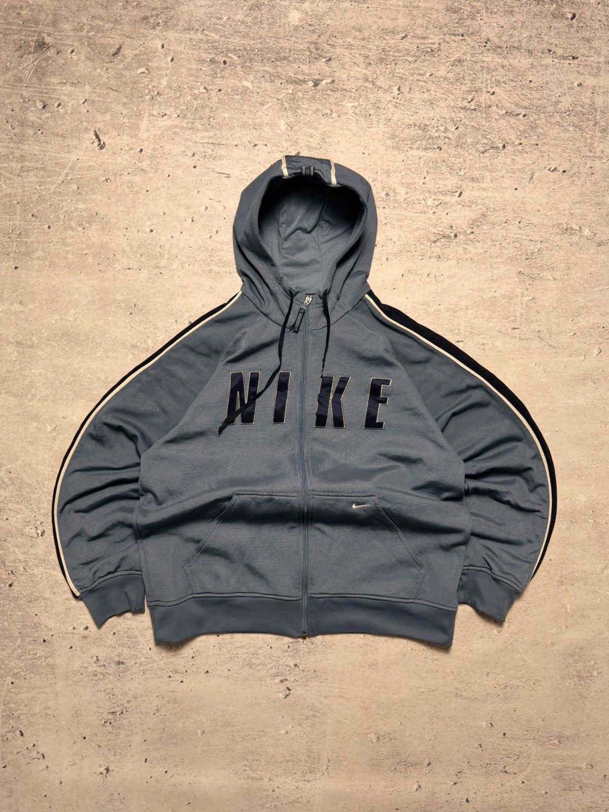 Nike × Vintage NIKE VINTAGE CENTER LOGO OVERSIZE BOXY ZIP HOODIE Size US L / EU 52-54 / 3 - 1 Thumbnail