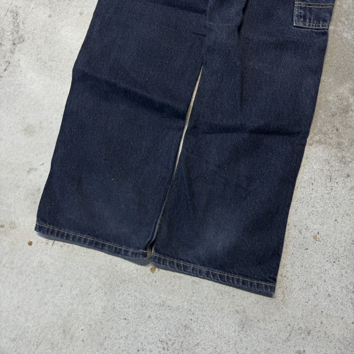 Polo Ralph Lauren Vintage Polo Ralph Lauren Faded Black Carpenter Work Jeans Size US 27 - 9 Thumbnail