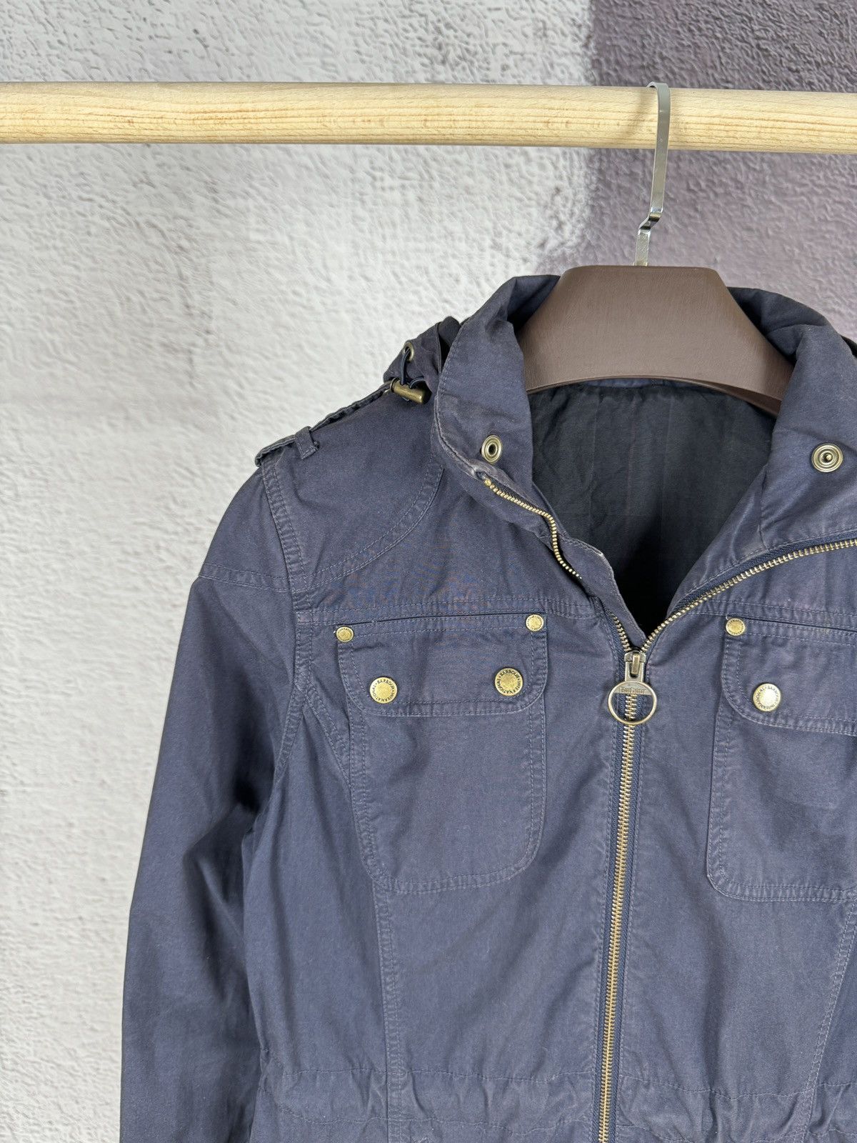 Barbour Barbour International White label faded navy blue jacket Size M / US 6-8 / IT 42-44 - 4 Thumbnail