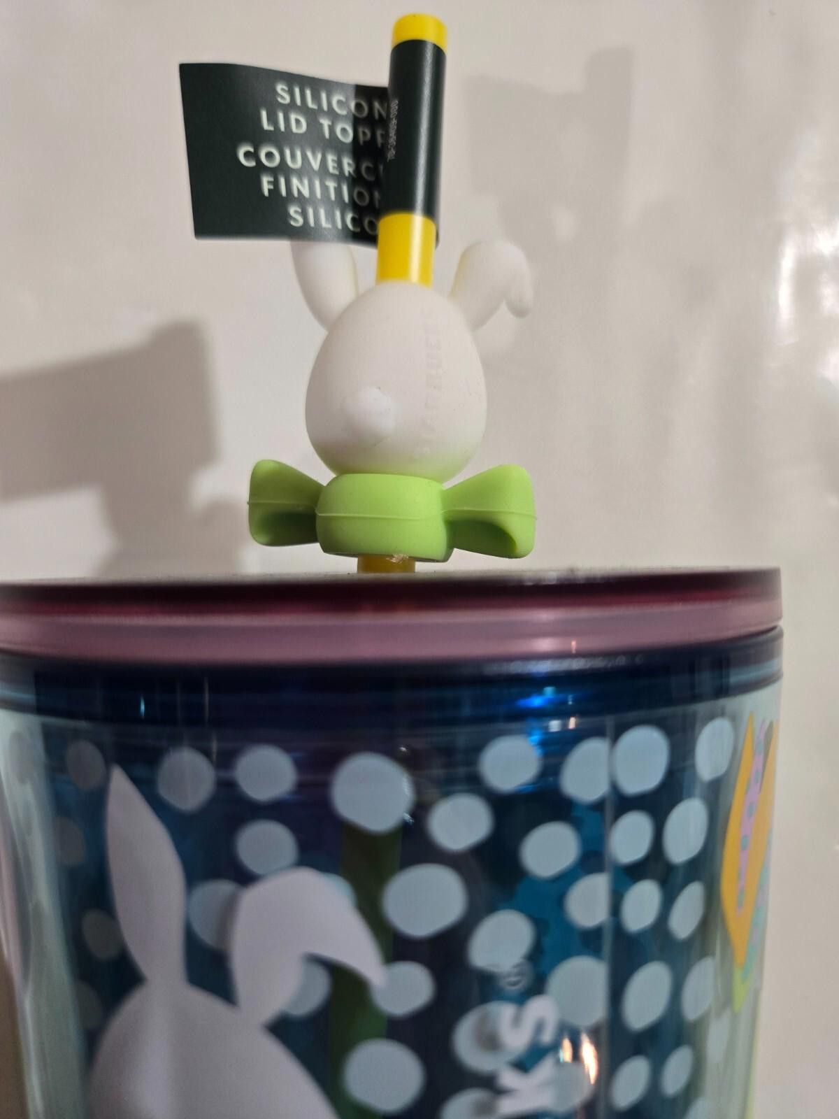 Designer Starbucks Easter Bunny Tumbler Eggs Carrots Flowers 24oz NWT Size ONE SIZE - 2 Thumbnail