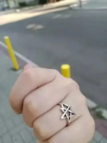 Jewelry × Vintage Star pentagram ring Size ONE SIZE - 3 Thumbnail