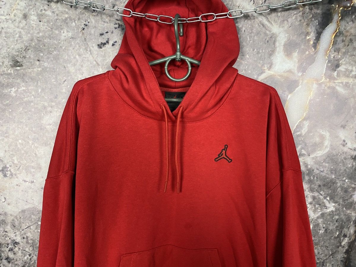 Jordan Brand Women’s Jordan Red Hoodie Streetwear Sport Size Large Size L / US 10 / IT 46 - 2 Thumbnail