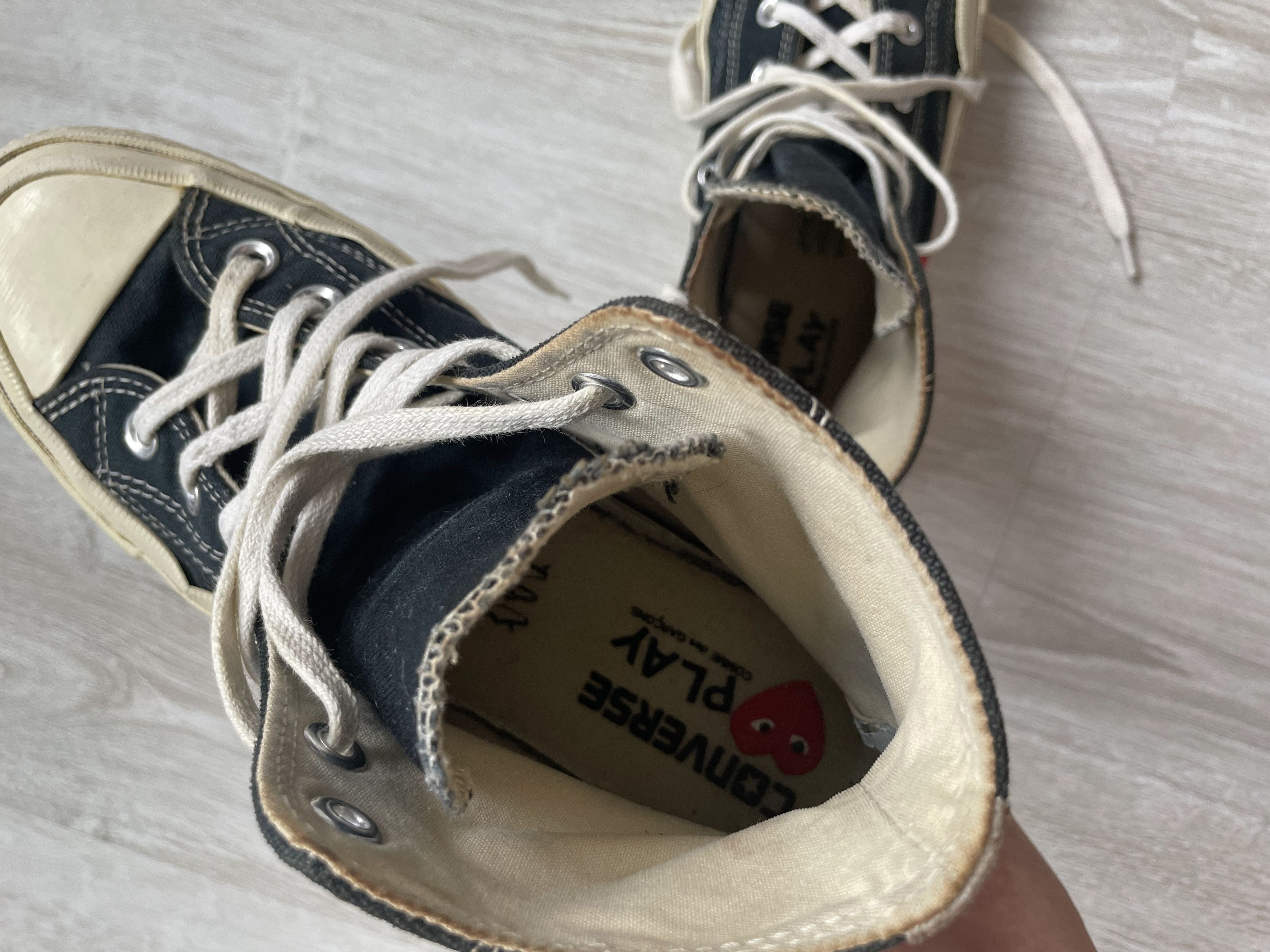 Comme des Garcons Converse Chuck Taylor x Comme des Garçons PLAY Size US 6 / EU 39 - 10 Thumbnail