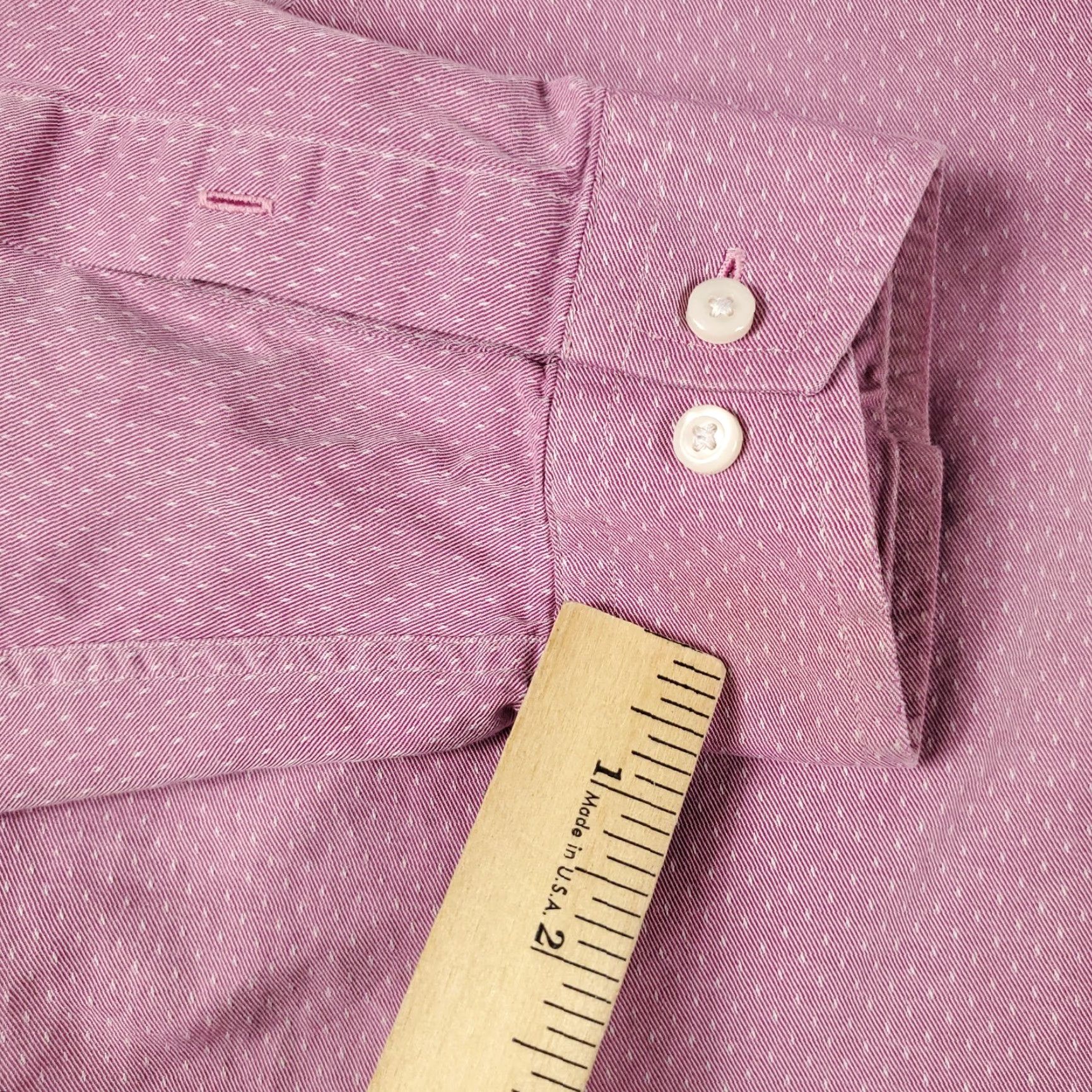 Ben Sherman VINTAGE Ben Sherman Shirt Mens Size 16 Purple Dress Button Up Long Sleeve Size 42R - 3 Thumbnail