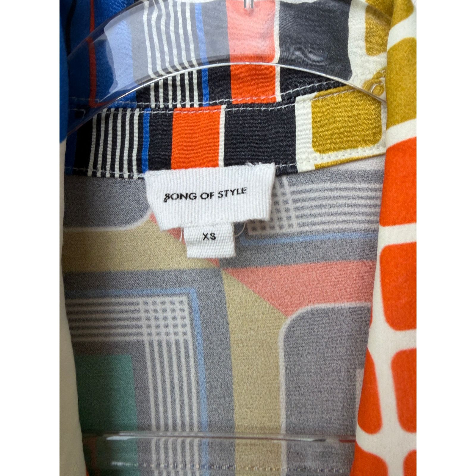 Other Song of Style Elsie Multi Geo Scarf Blouse XS Size XS / US 0-2 / IT 36-38 - 10 Thumbnail