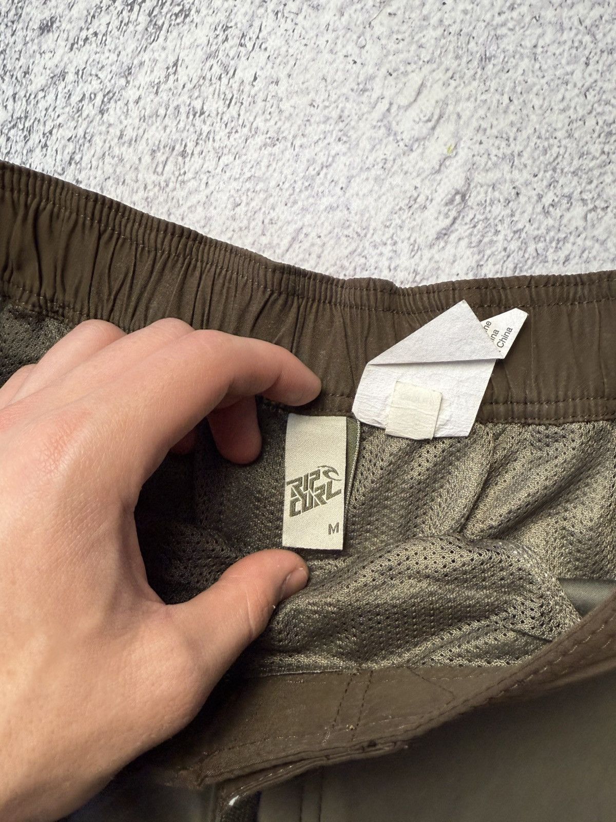 Rip Curl Vintage Rip Curl Big Logo Nylon Shorts USA OOs Size US 34 / EU 50 - 12 Thumbnail