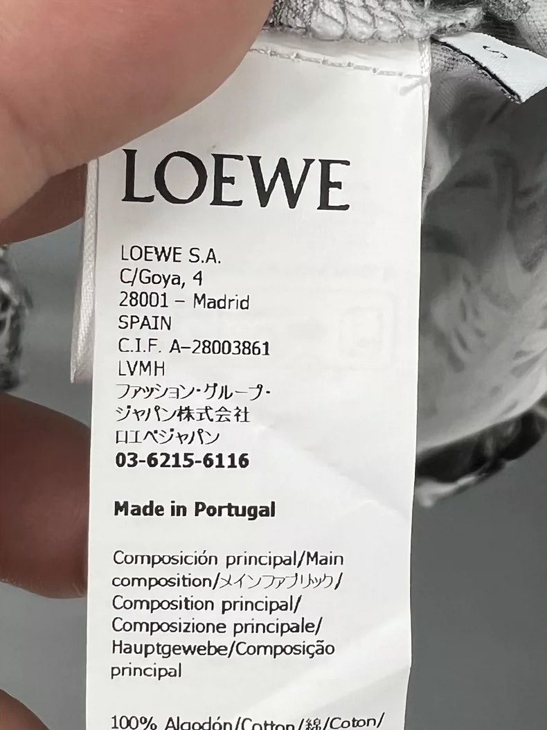 Loewe LOEWE Cotton printed embroidery long sleeve round neck T-s Size US S / EU 44-46 / 1 - 6 Thumbnail