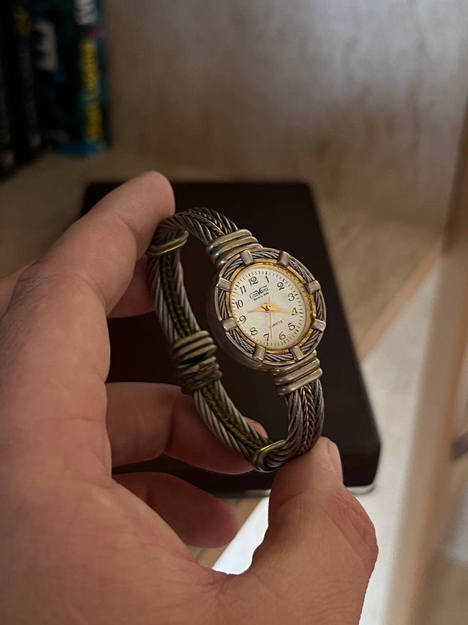 Vintage Vintage Japanese style futuristic Watch 1990s metal link Size ONE SIZE - 2 Thumbnail