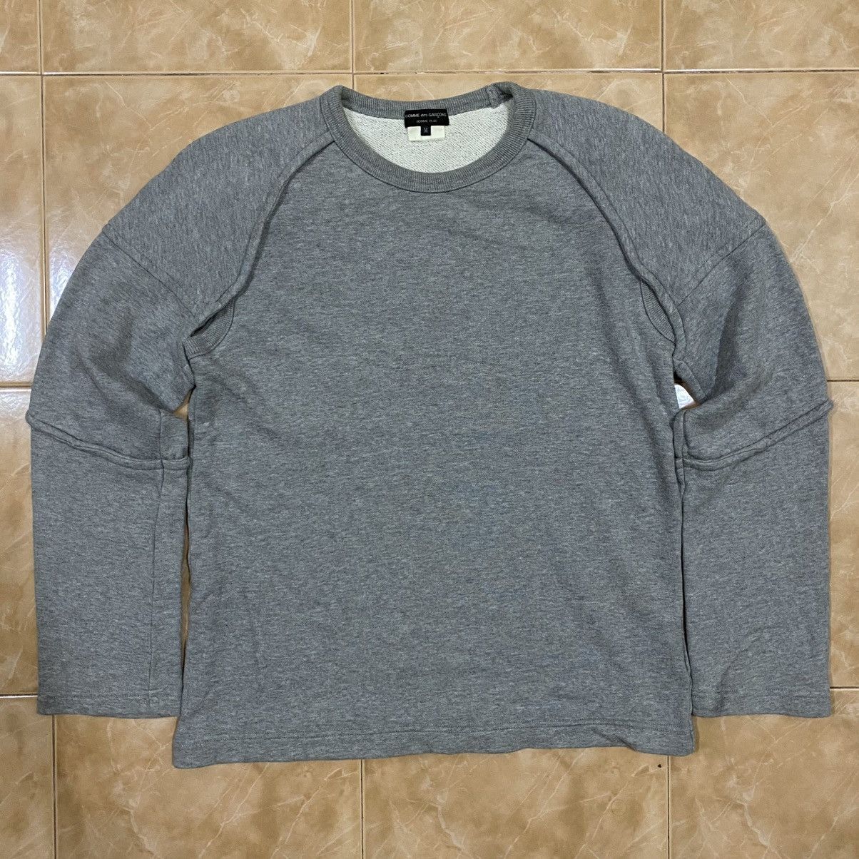 Comme des Garcons × Designer × Japanese Brand COMME DES GARCONS Plain Air Vent Sweatshirt Size US S / EU 44-46 / 1 - 1 Thumbnail