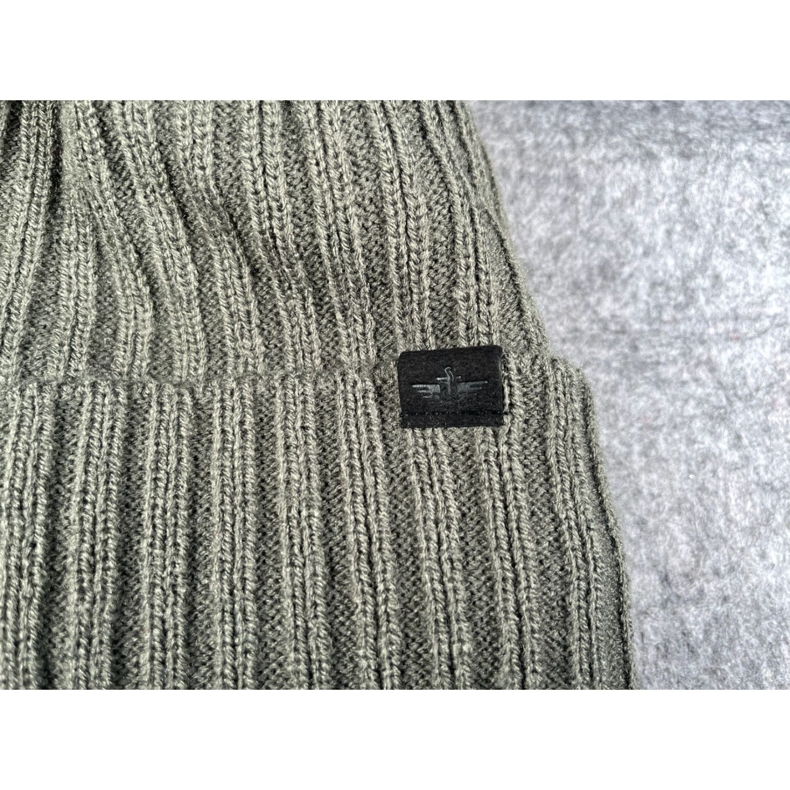 Dockers Dockers Beanie Adult One Size Gray Knit Lined Acrylic Polyester Ribbed Knit Ski Hat/Toque Unisex Outdoor Winter Accessories Size ONE SIZE - 2 Thumbnail