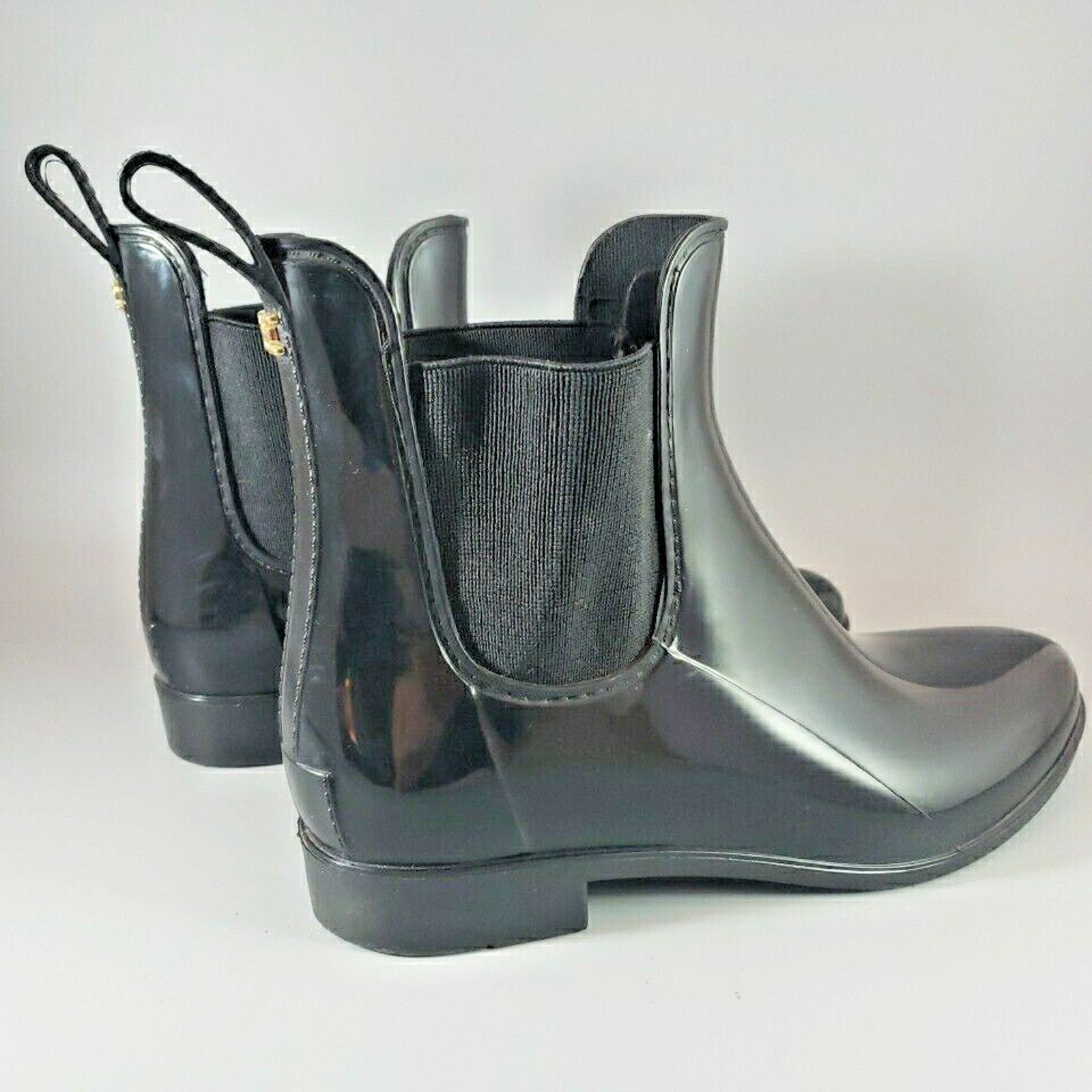 Sam Edelman Sam Edelman Tinsley Pull-On Rain Boot Black Patent - Size 7M Size US 7 / IT 37 - 1 Thumbnail