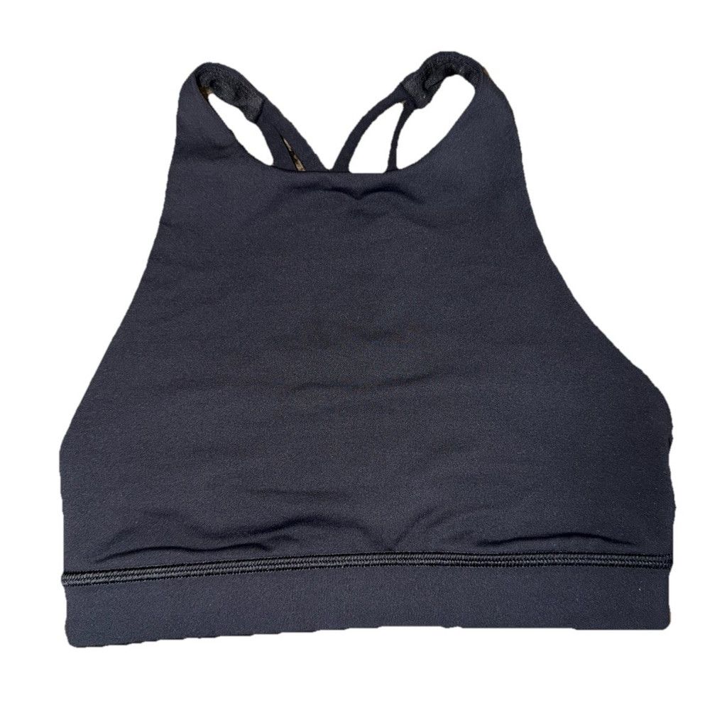 Lululemon LULULEMON ENERGY BRA HIGH NECK BLACK COLOR SIZE 2 PTP 12” Size XS / US 0-2 / IT 36-38 - 1 Thumbnail