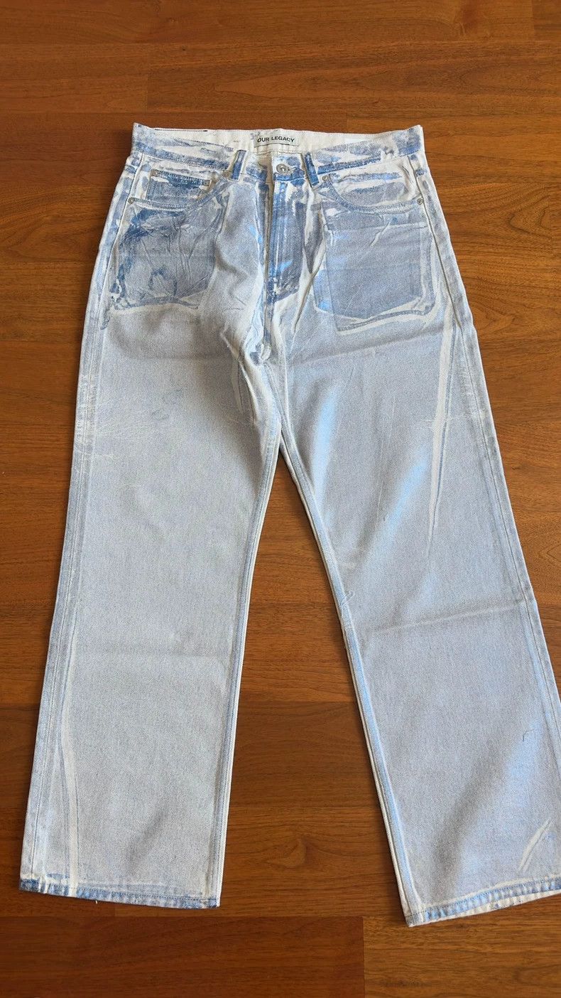 Our Legacy Brush Heavy weight bright straight long jeans