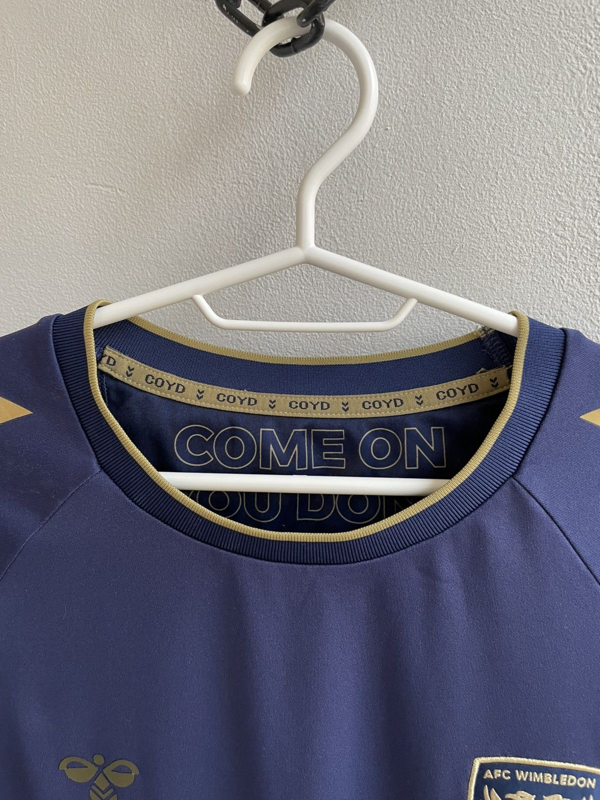 Vintage AFC Wimbledon 2022 2023 Football Soccer Jersey Shirt Hummel Size US M / EU 48-50 / 2 - 11 Thumbnail