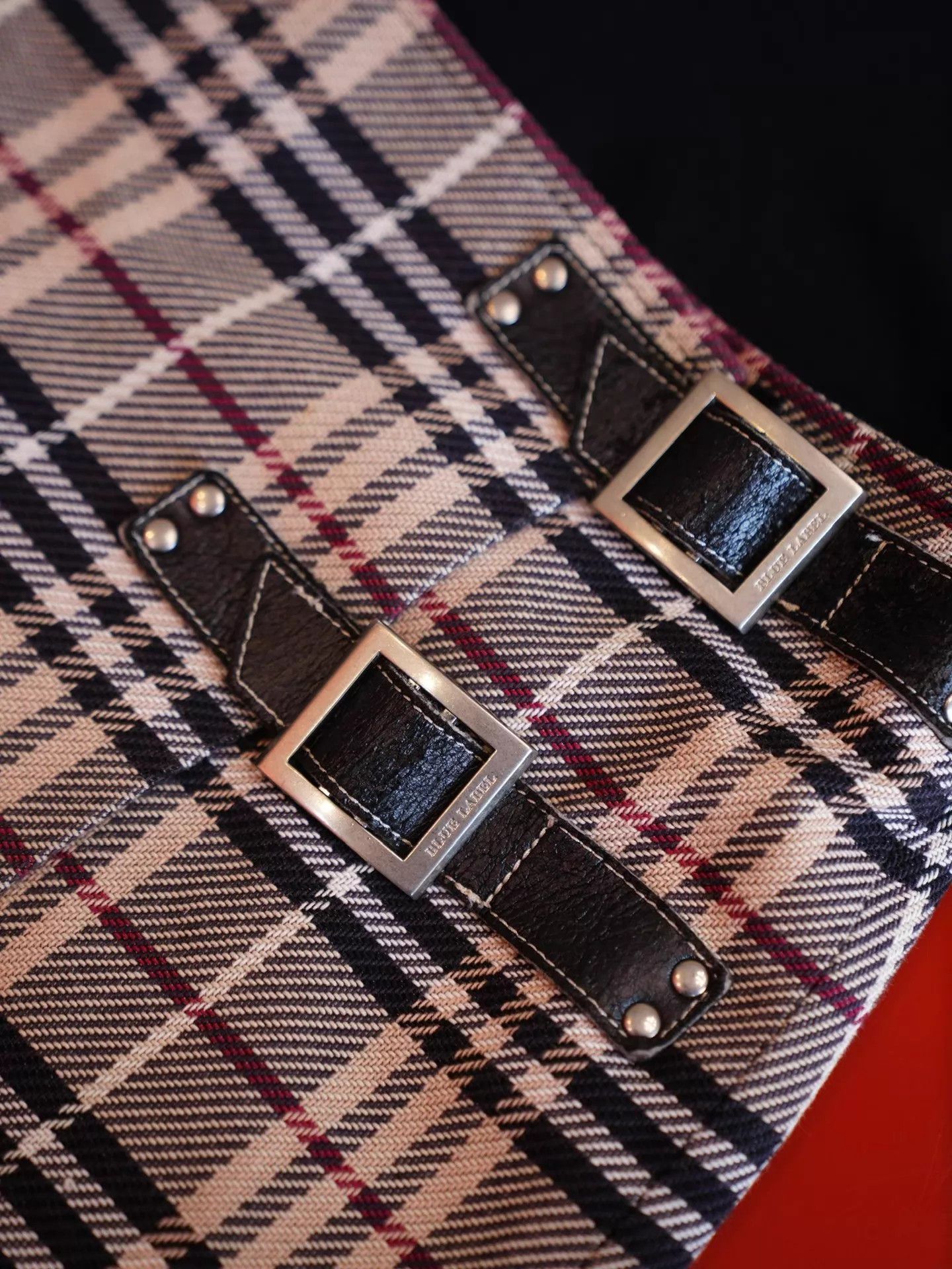 Burberry Burberry Blue Label Classic Check Plaid Panel Dress Size 26" / US 2 / IT 38 - 4 Thumbnail
