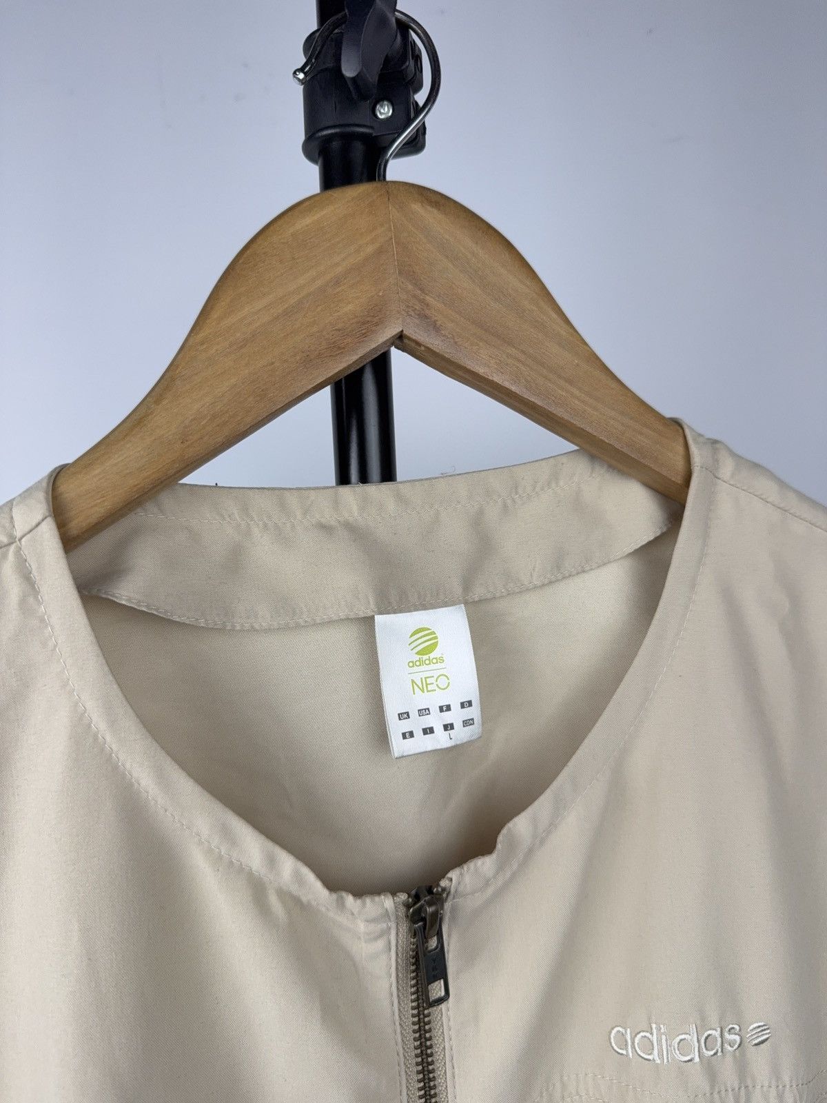 Adidas Vintage 00s Adidas Neo Minimalist Zip Jacket Lightweight Size L / US 10 / IT 46 - 5 Thumbnail