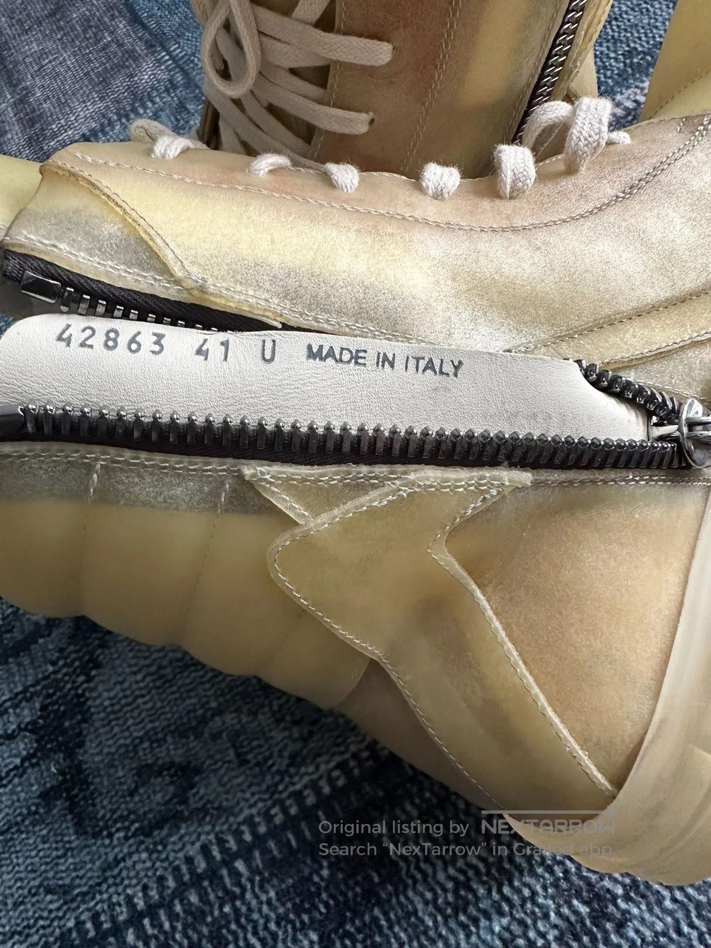 Rick Owens Rick Owens Ghost Inverted Triangle 41. Size US 8 / EU 41 - 7 Thumbnail