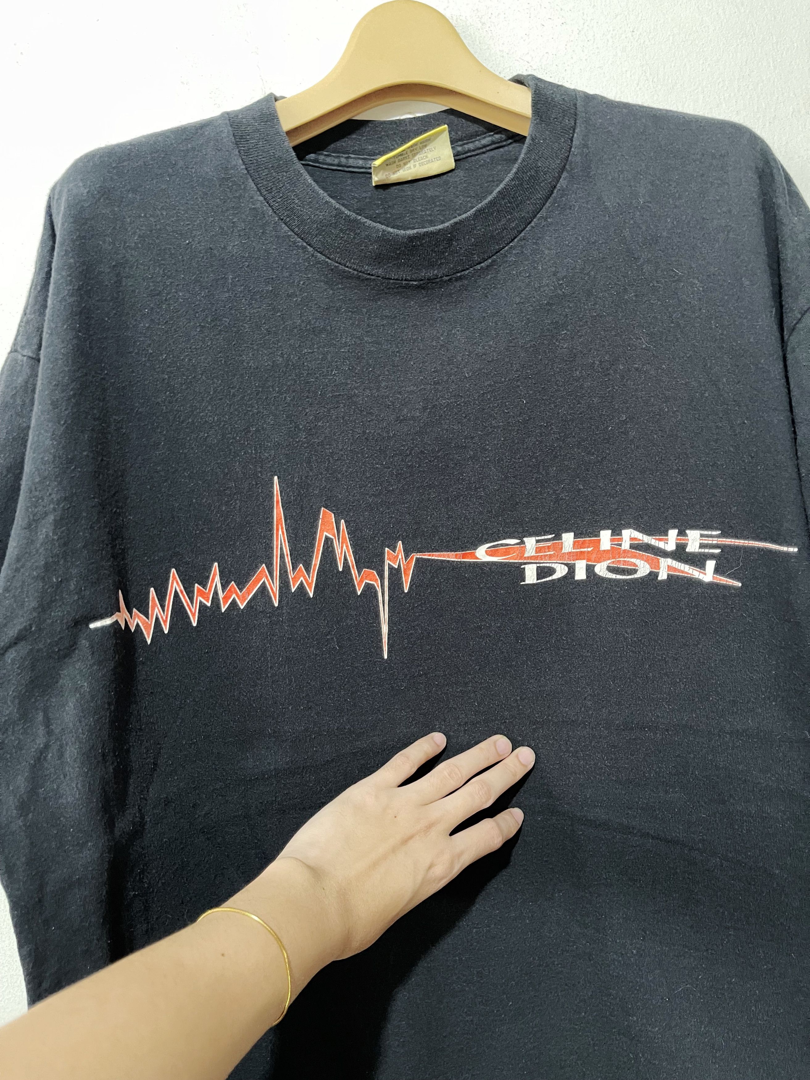 Band Tees × Vintage Vintage 90s Celine Dion Shirt Size US XL / EU 56 / 4 - 2 Thumbnail