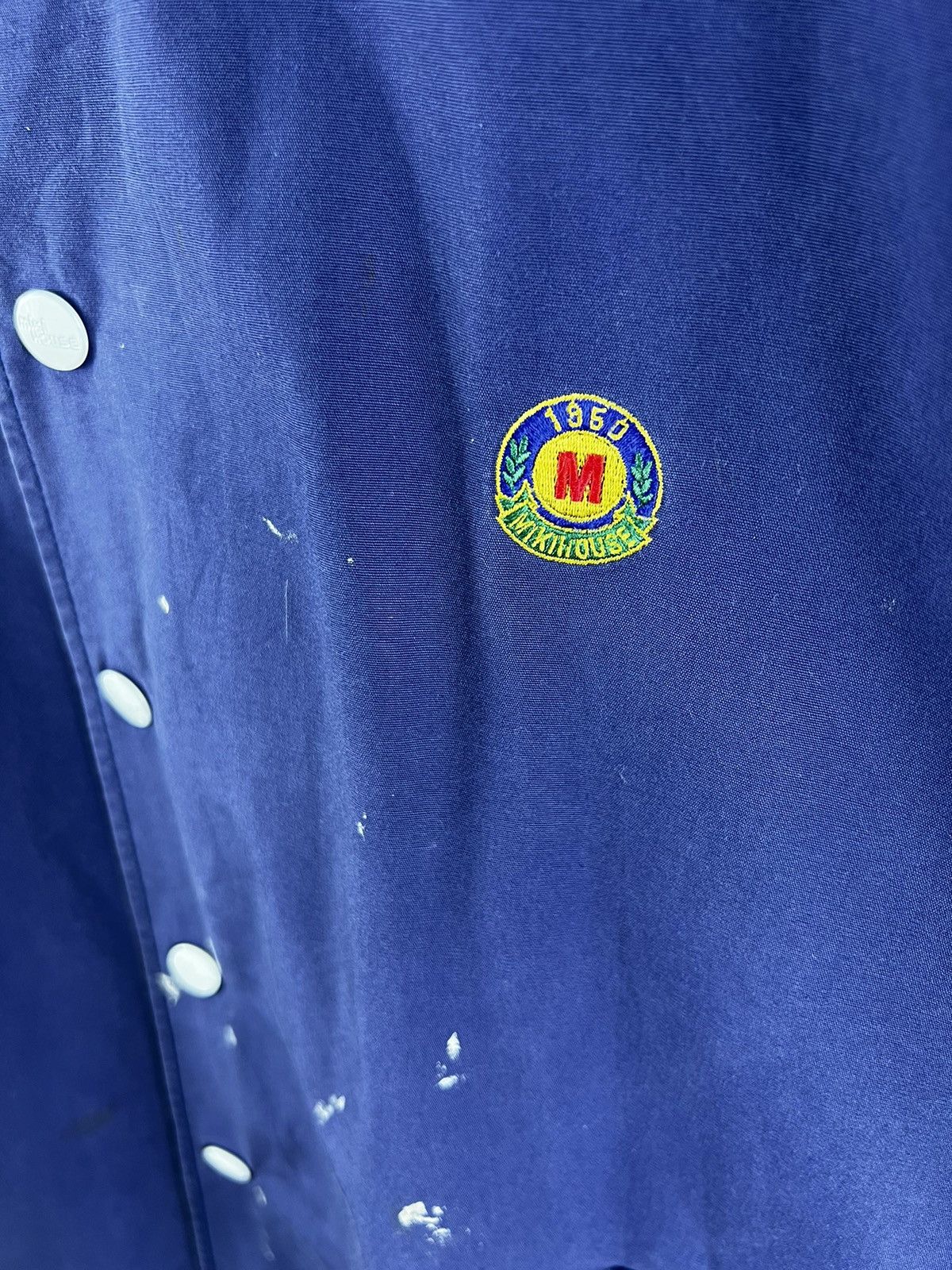 Mickey Inc 🔥 Vintage 90's Miki House Country Distressed Varsity Size US L / EU 52-54 / 3 - 6 Thumbnail