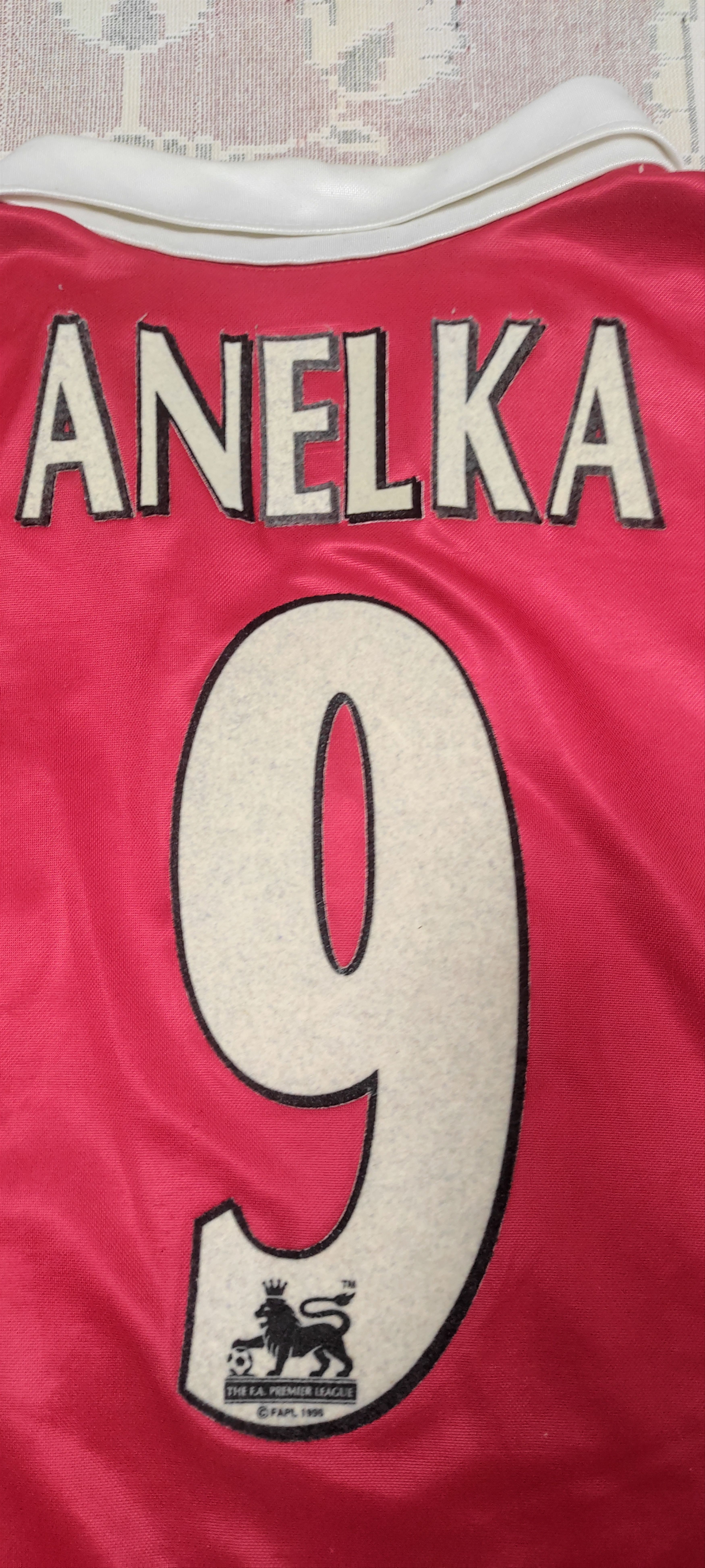 Nike Arsenal #9 Anelka NicolaHome football shirt 1998 - 1999 Rare Size US XXL / EU 58 / 5 - 8 Thumbnail