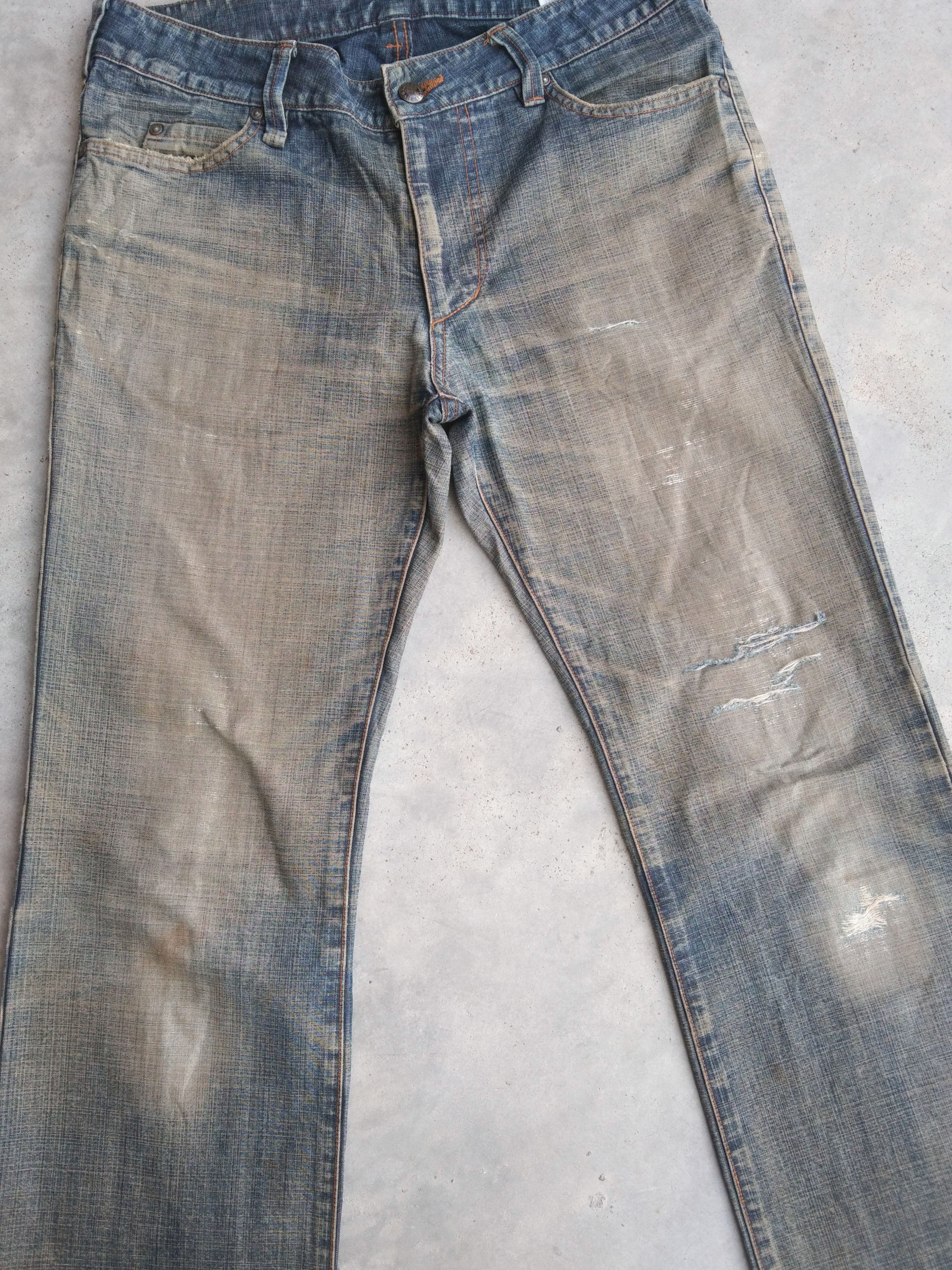 Katharine Hamnett London Vintage Katharine Hamnett London MudWash BootCut Jeans 31x32 Size US 31 - 5 Thumbnail