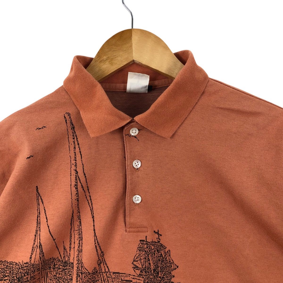 Vintage Vintage Modigliani Italy Art Logo AOP Polos Size L Size US L / EU 52-54 / 3 - 3 Thumbnail