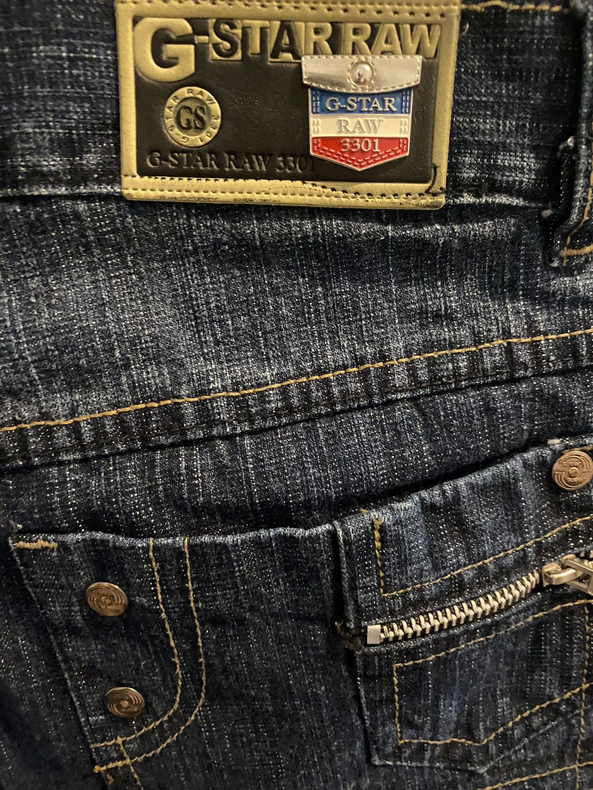 G-Star VINTAGE G-Star Raw Jeans Size US 28 / EU 44 - 6 Thumbnail