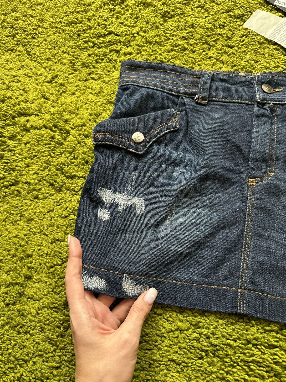 Just Cavalli × Roberto Cavalli Just Cavalli NWT denim mini skirt Y2K style Size 28" / US 6 / IT 42 - 3 Thumbnail