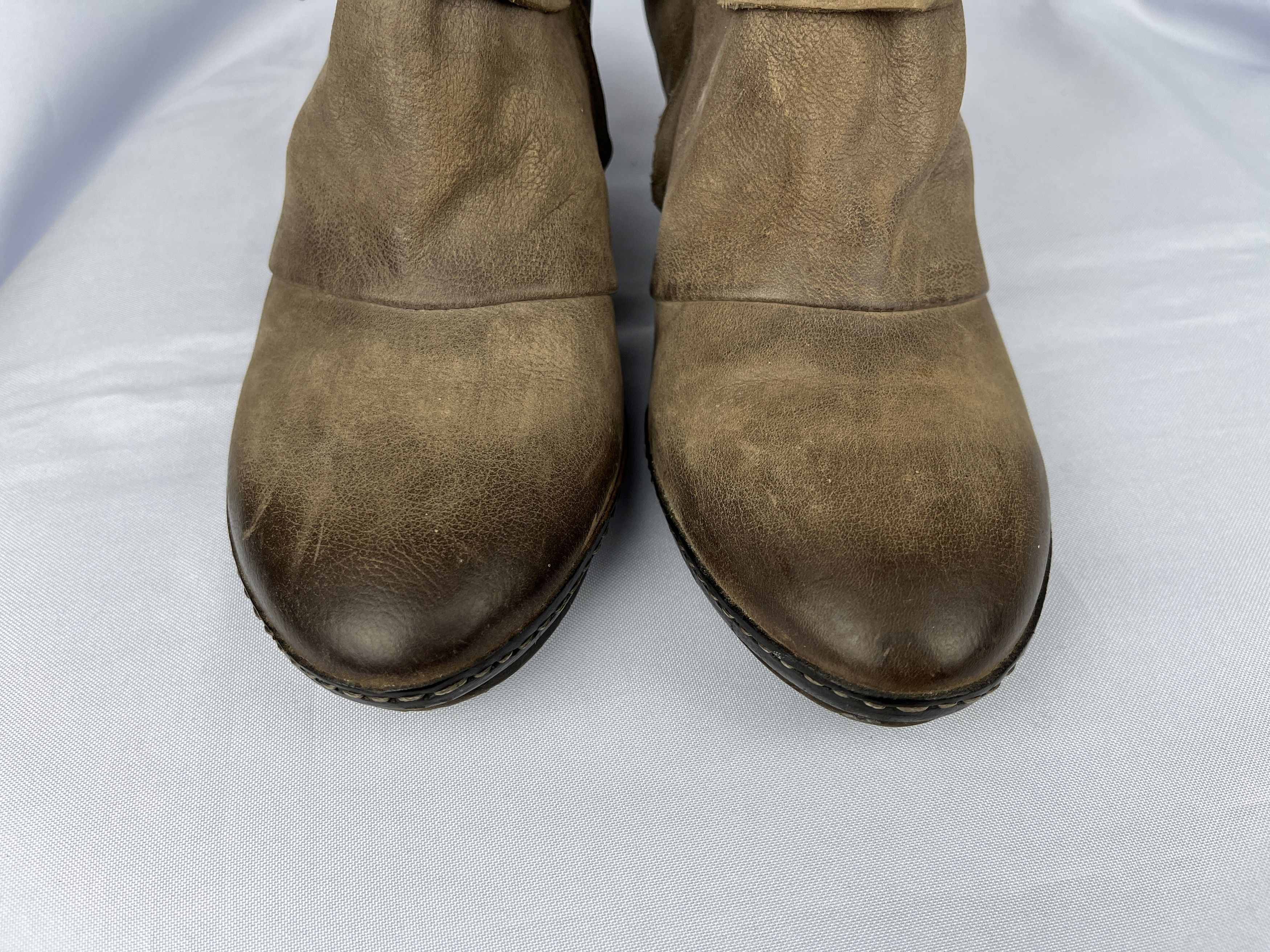 A.S.98 Airstep A. S. 98 Zip Heels Ankle Boots Leather US 8.5-9 Size US 9 / IT 39 - 3 Thumbnail