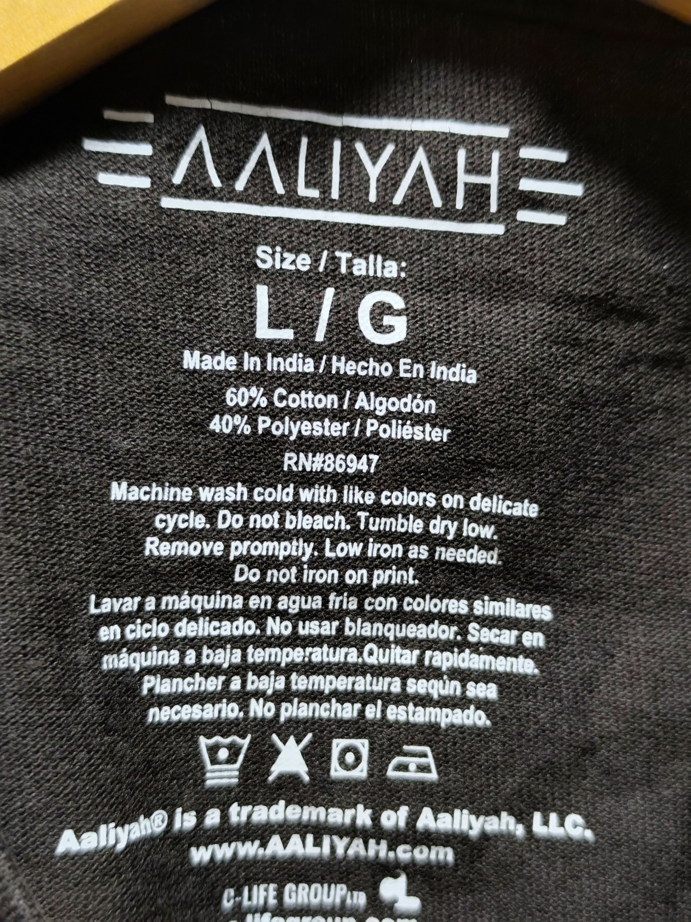 Band Tees × Vintage AALIYAH TSHIRT Size US L / EU 52-54 / 3 - 3 Thumbnail