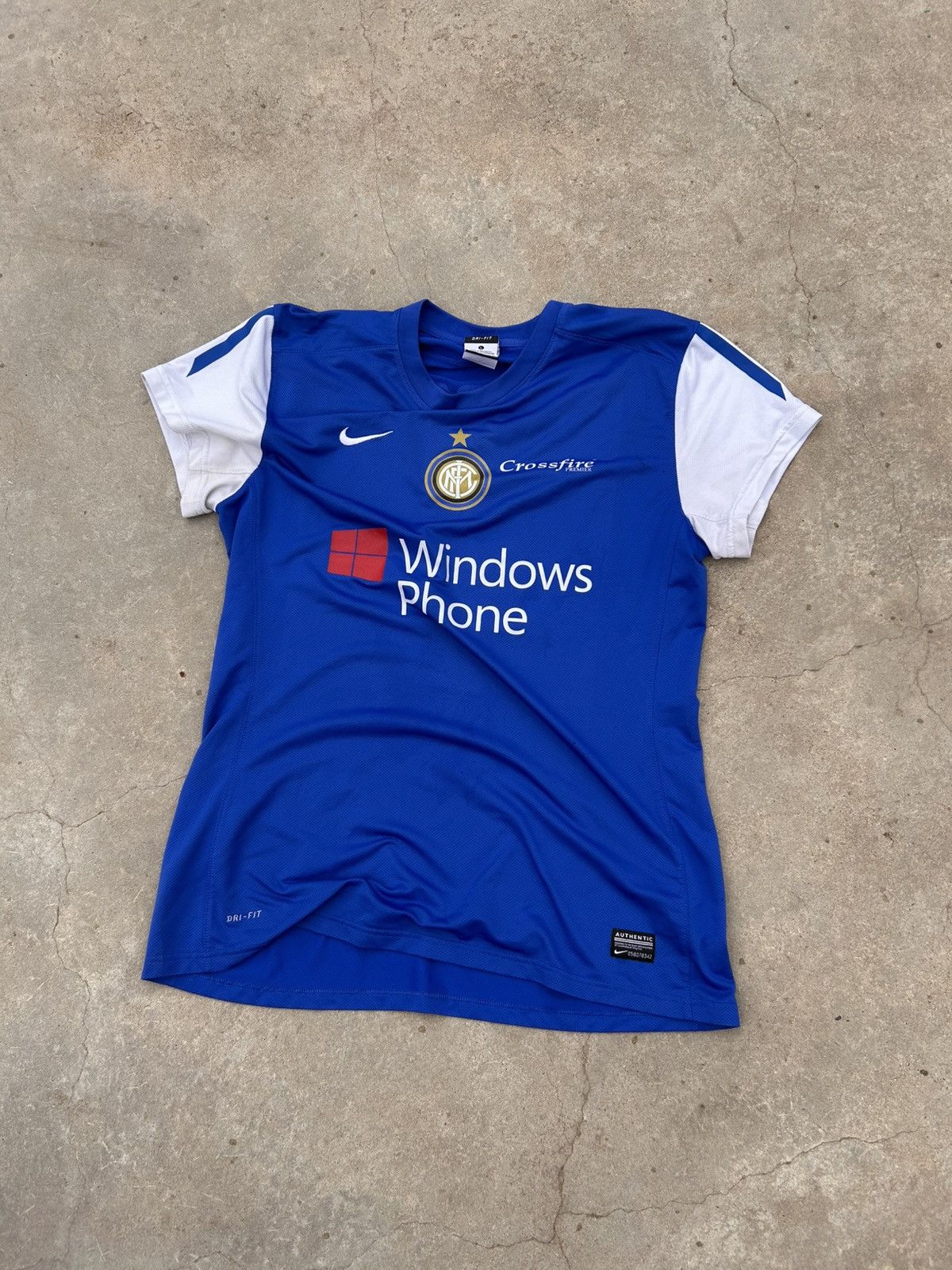 Nike 12/13 Nike Inter Milan Windows Women’s Jersey Size L / US 10 / IT 46 - 1 Thumbnail