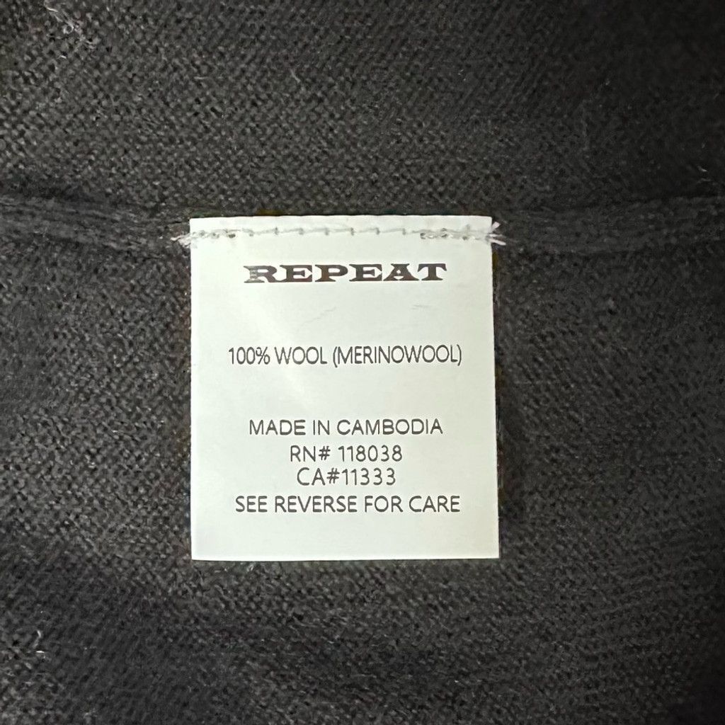 Other New Repeat Merino Wool Black Midi Sweater Dress S 38 Size S / US 4 / IT 40 - 15 Thumbnail