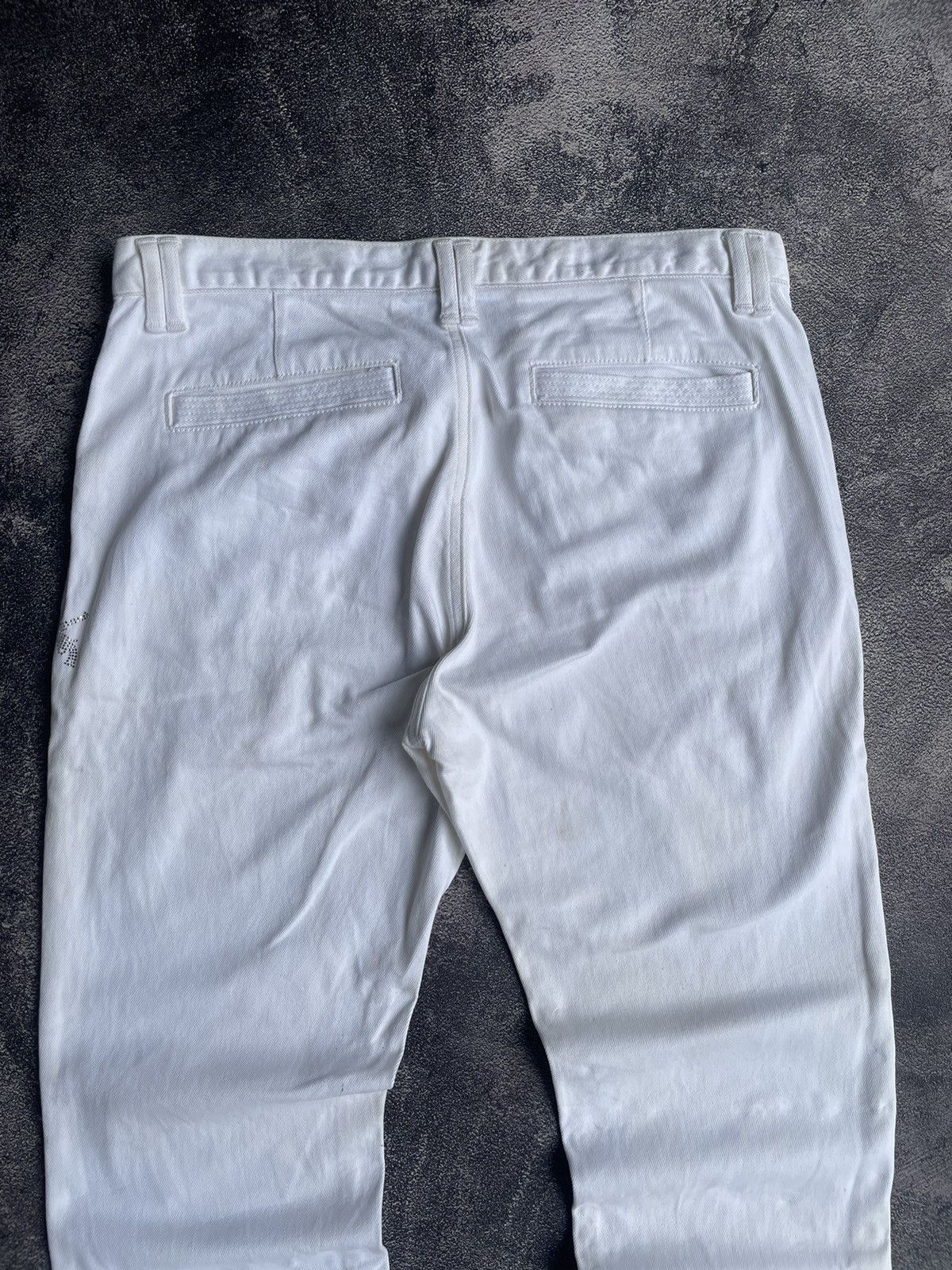 Roar Roar Guns Ripped Jeans Love Peace Size US 33 - 5 Thumbnail