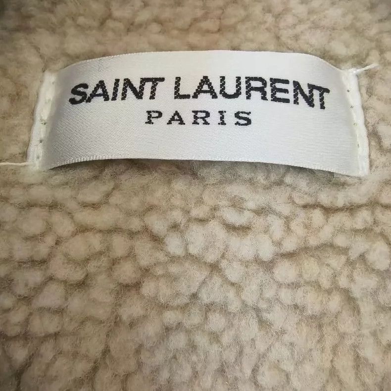 Saint Laurent Paris Saint Laurent Red Plaid Fleece Cotton Shirt- Size US M / EU 48-50 / 2 - 3 Thumbnail