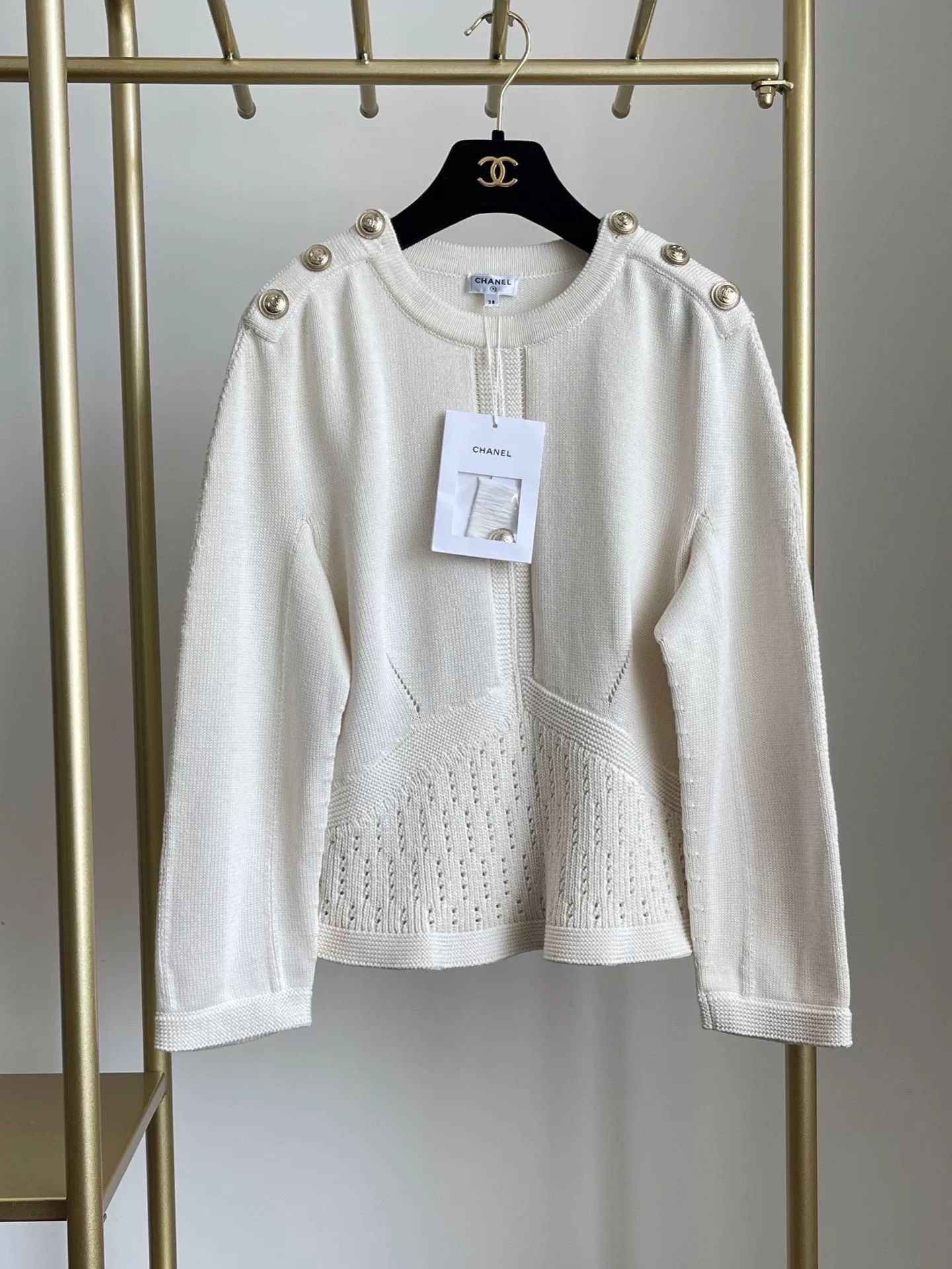 Chanel Chanel 2020 Equestrian Cashmere Sweater Size US M / EU 48-50 / 2 - 1 Thumbnail