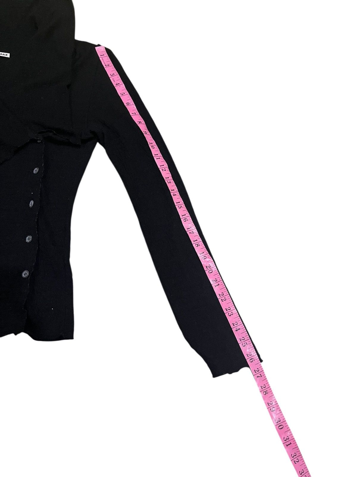Issey Miyake ISSEY MIYAKE BUTTON UP LONG SLEEVE BLOUSE BLACK Size S / US 4 / IT 40 - 17 Thumbnail
