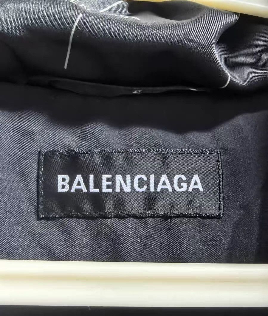 Balenciaga Balenciaga Paris Black Full-Print Logo Men's Down Jacket Size US L / EU 52-54 / 3 - 4 Thumbnail