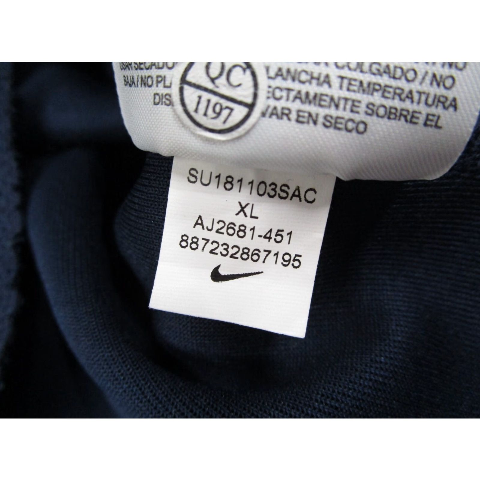 Nike Nike Jacket Mens XL Blue Full Zip Taped Track Pockets Sportwear Size US XL / EU 56 / 4 - 7 Thumbnail