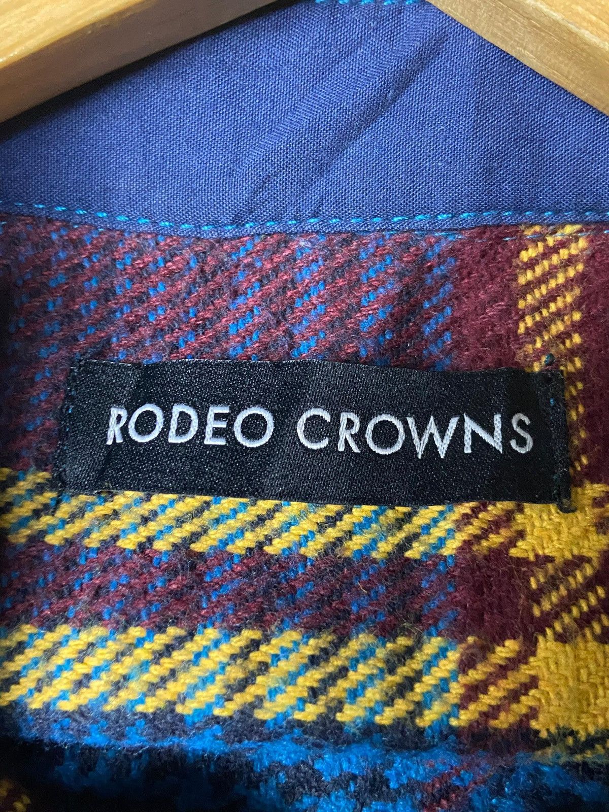 Japanese Brand × Vintage Rodeo Crowns Wide Bowl Oversized Checked Shirt (124) Size US M / EU 48-50 / 2 - 6 Thumbnail
