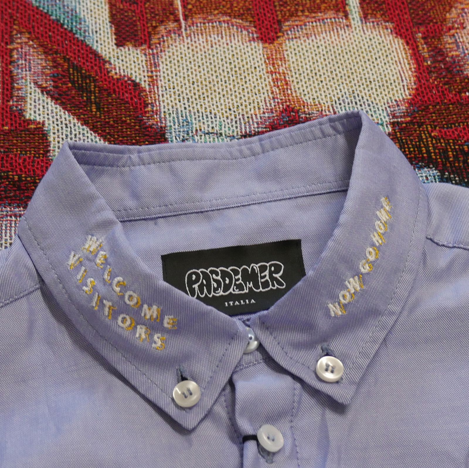 Other Pas de Mer Welcome Visitors Button Down Shirt $174 Size US L / EU 52-54 / 3 - 4 Thumbnail