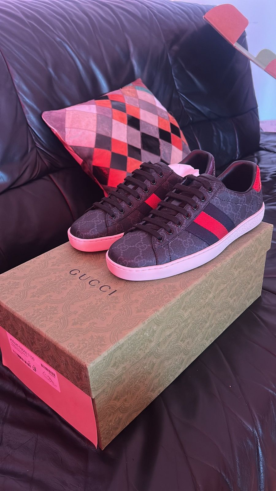 Gucci Gucci Ace Trainer Size US 5.5 / EU 38 - 10 Thumbnail