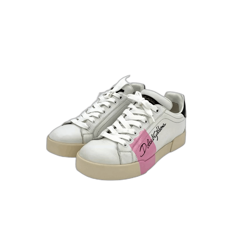 Dolce & Gabbana Dolce&Gabbana White Thick-Soled Casual Shoes Size US 6 / IT 36 - 1 Thumbnail
