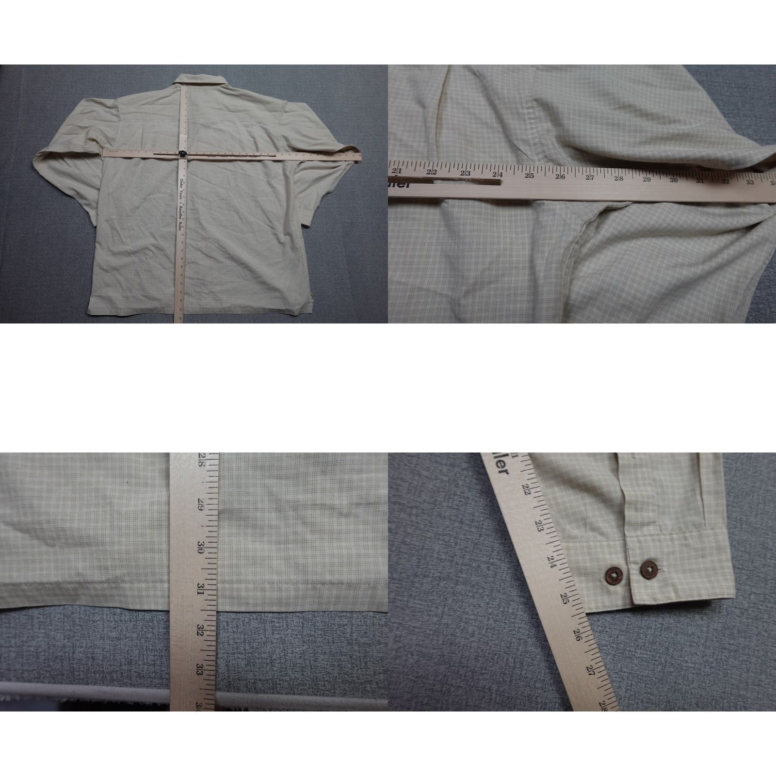 Patagonia Patagonia Shirt Mens 2XL Beige Long Sleeve Button-Up Organic Cotton Plaid Embroidered Pocketed Outdoor Size US XXL / EU 58 / 5 - 8 Thumbnail