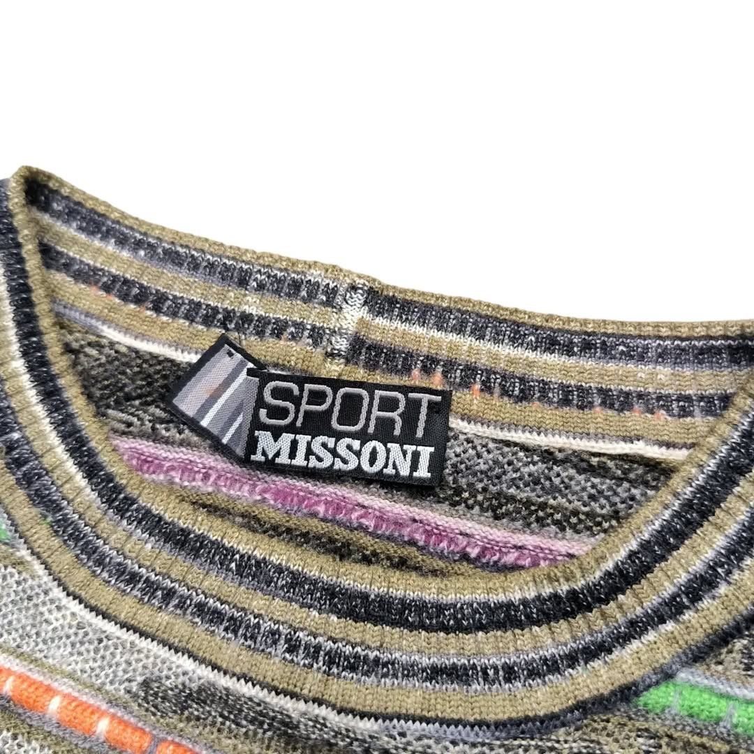 Missoni Vintage 1990s Missoni Sports Floral Pattern Knit Sweater Size US S / EU 44-46 / 1 - 2 Thumbnail